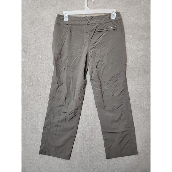 ExOfficio BugsAway Vianna Pants Women 10 Green Insect Shield Hiking OutdoorNylon - Picture 5 of 8
